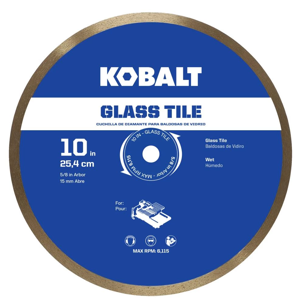 Best Pirce π Kobalt Diamond Saw Blades 10-in Wet Glass Diamond Saw Blade π 1 Best Pirce π Kobalt Diamond Saw Blades 10-in Wet Glass Diamond Saw Blade π