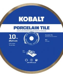 Hot Sale β Kobalt Diamond Saw Blades 10-in Wet Porcelain Tile Diamond Saw Blade π