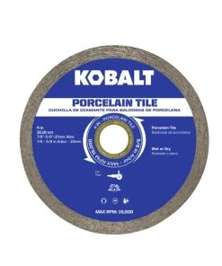 Best Sale π Kobalt Diamond Saw Blades 4-in Wet or Dry Porcelain Continuous Diamond Saw Blade π
