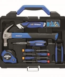 Cheap 😀 Kobalt Household Tool Sets 121-Piece Household Tool Set with Folding Case 👍