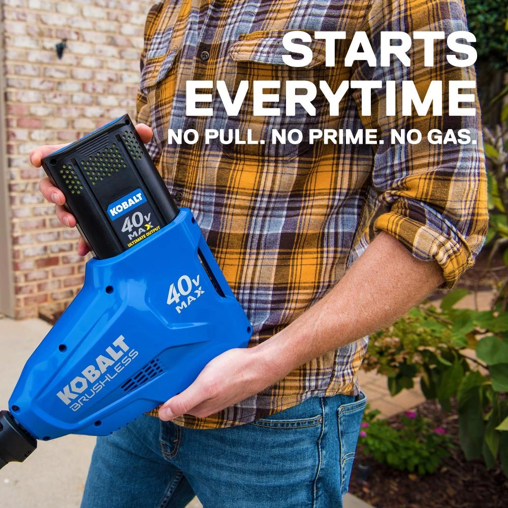 Cheap π Kobalt Cordless Electric String Trimmers 40-Volt Max 16-in Straight Cordless String Trimmer with Attachment Capable and (Battery Included) π 11 Cheap π Kobalt Cordless Electric String Trimmers 40-Volt Max 16-in Straight Cordless String Trimmer with Attachment Capable and (Battery Included) π - Image 11