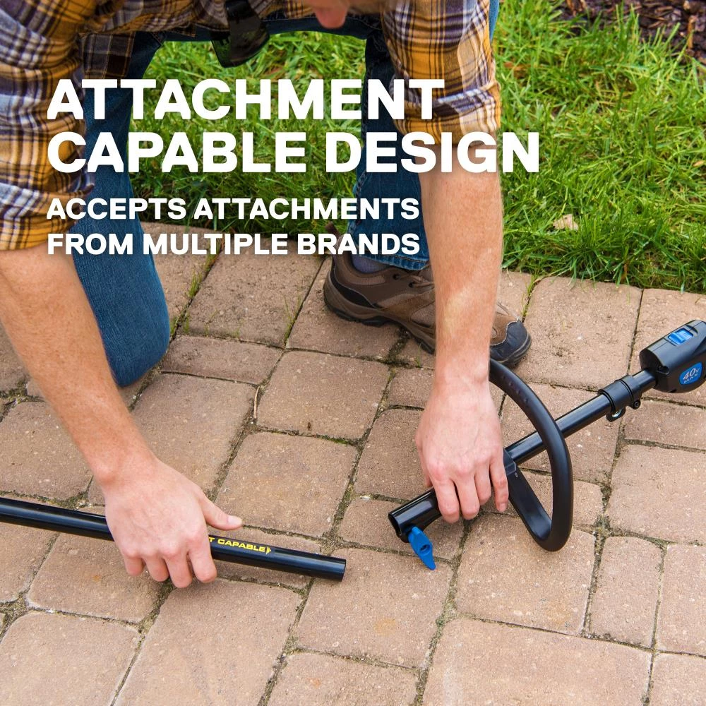 Cheap π Kobalt Cordless Electric String Trimmers 40-Volt Max 16-in Straight Cordless String Trimmer with Attachment Capable and (Battery Included) π 12 Cheap π Kobalt Cordless Electric String Trimmers 40-Volt Max 16-in Straight Cordless String Trimmer with Attachment Capable and (Battery Included) π - Image 12