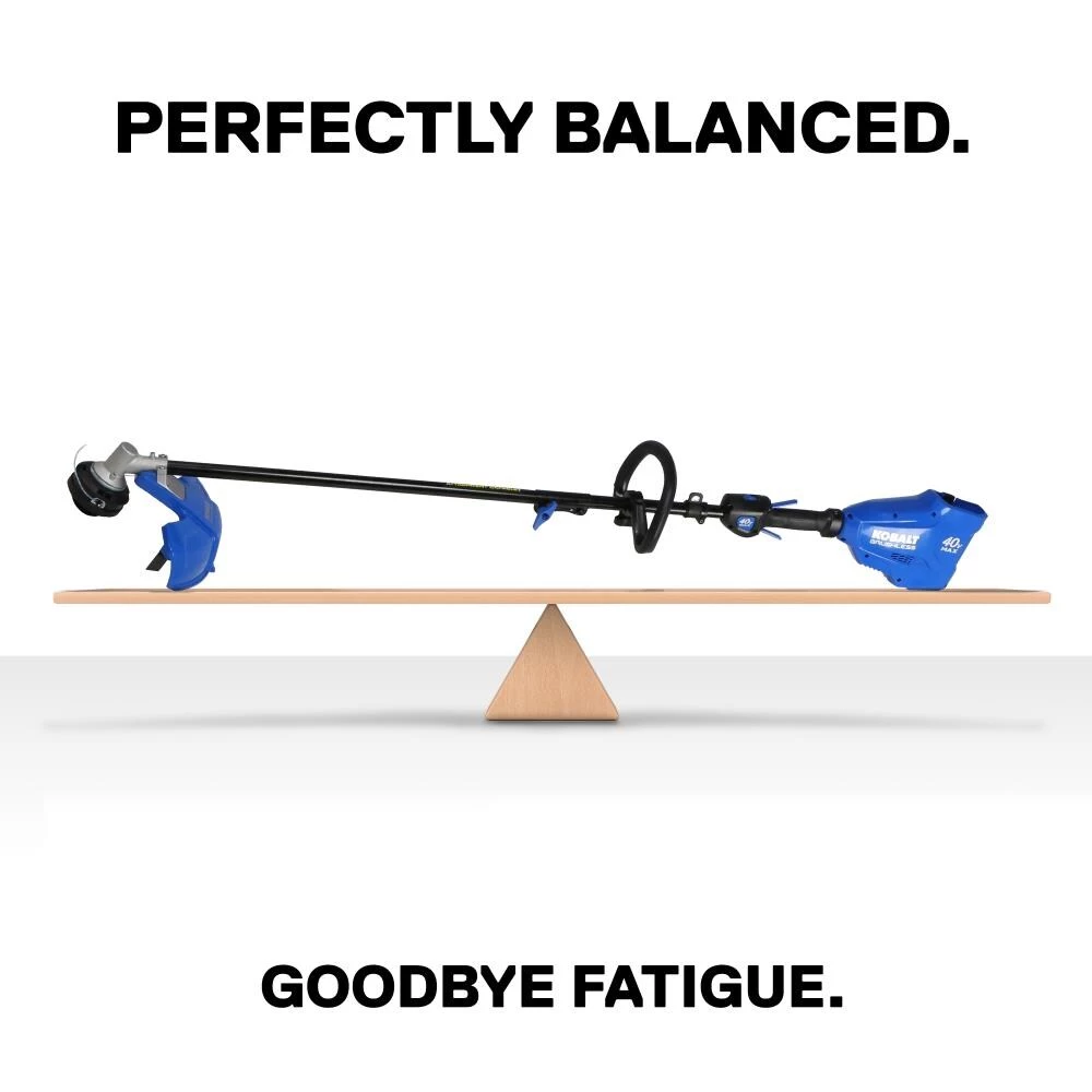 Cheap π Kobalt Cordless Electric String Trimmers 40-Volt Max 16-in Straight Cordless String Trimmer with Attachment Capable and (Battery Included) π 10 Cheap π Kobalt Cordless Electric String Trimmers 40-Volt Max 16-in Straight Cordless String Trimmer with Attachment Capable and (Battery Included) π - Image 10