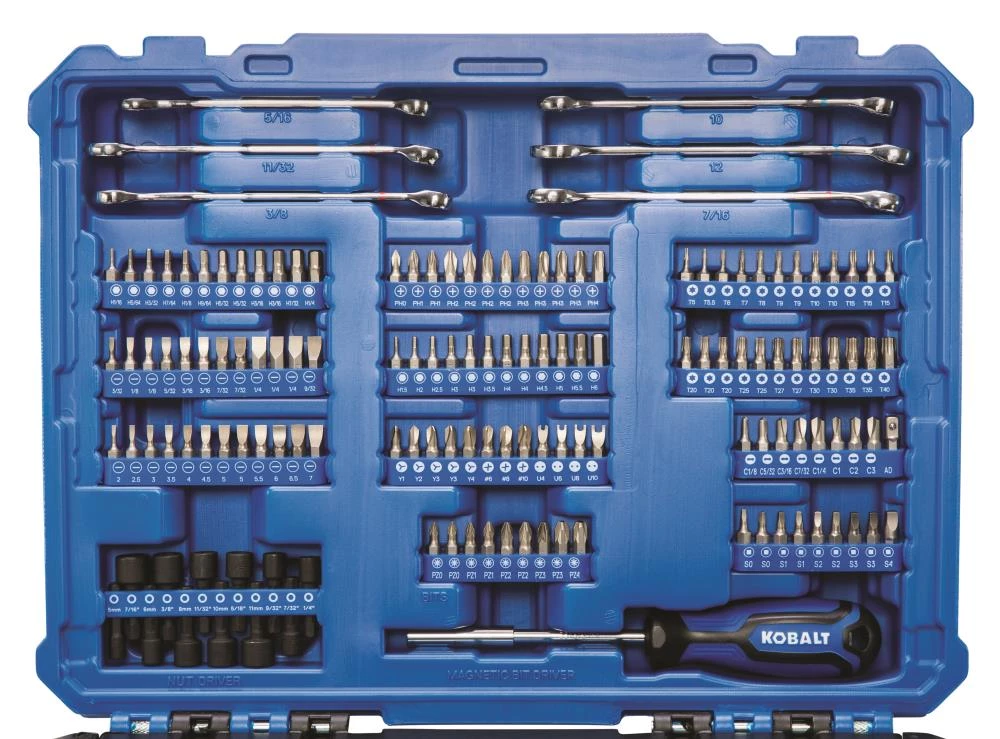 Brand new π₯ Kobalt Mechanics Tool Sets 319-Piece Standard (SAE) and Metric Combination Polished Chrome Mechanics Tool Set (1/4-in; 3/8-in) π 3 Brand new π₯ Kobalt Mechanics Tool Sets 319-Piece Standard (SAE) and Metric Combination Polished Chrome Mechanics Tool Set (1/4-in; 3/8-in) π - Image 3