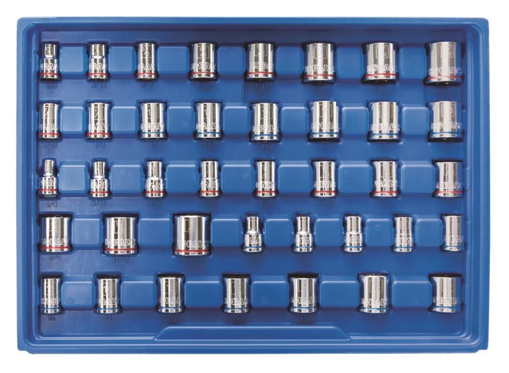 Brand new π₯ Kobalt Mechanics Tool Sets 319-Piece Standard (SAE) and Metric Combination Polished Chrome Mechanics Tool Set (1/4-in; 3/8-in) π 6 Brand new π₯ Kobalt Mechanics Tool Sets 319-Piece Standard (SAE) and Metric Combination Polished Chrome Mechanics Tool Set (1/4-in; 3/8-in) π - Image 6