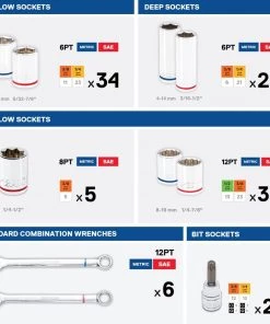 Brand new π₯ Kobalt Mechanics Tool Sets 319-Piece Standard (SAE) and Metric Combination Polished Chrome Mechanics Tool Set (1/4-in; 3/8-in) π 35 Brand new π₯ Kobalt Mechanics Tool Sets 319-Piece Standard (SAE) and Metric Combination Polished Chrome Mechanics Tool Set (1/4-in; 3/8-in) π -Kobalt Sales Shop 15100862