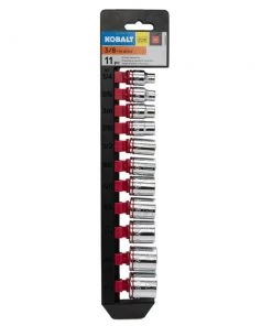 Budget 🌟 Kobalt Sockets & Socket Sets 11-Piece Standard (SAE) 3/8-in Drive 6-point Set Shallow Socket Set ✨ -Kobalt Sales Shop 15102572