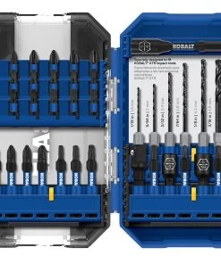 Outlet ⌛ Kobalt Screwdriver Bits XTR Impact Set High-speed Steel Hex Shank Screwdriver Bit Set (40-Piece) 🔔