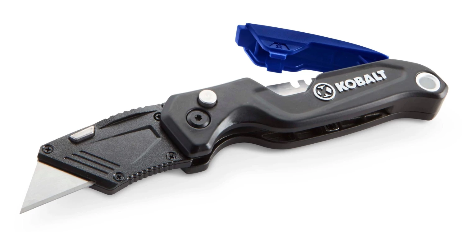 Discount β Kobalt Utility Knives Speed Release 10-Blade Folding Utility Knife with On Tool Blade Storage π 2 Discount β Kobalt Utility Knives Speed Release 10-Blade Folding Utility Knife with On Tool Blade Storage π - Image 2