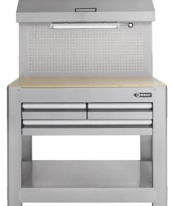 New 😀 Kobalt Work Benches 45-in W x 36-in H 3-Drawer Wood Work Bench 👍