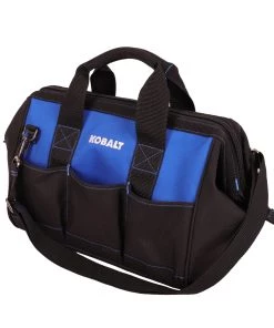 Best reviews of π€© Kobalt Tool Bags Blue Black Polyester 15-in Tool Bag π
