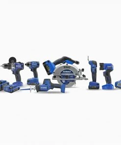 Flash Sale 🤩 Kobalt Power Tool Combo Kits Kobalt 24V max 6-Tool 24-Volt Max Brushless Power Tool Combo Kit Case (2-Batteries Included and Charger Included) ⌛