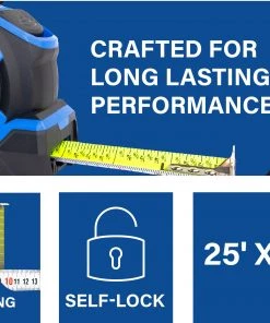 Best Pirce 🌟 Kobalt Tape measures 25-ft Auto Lock Tape Measure ❤️ -Kobalt Sales Shop 16463824