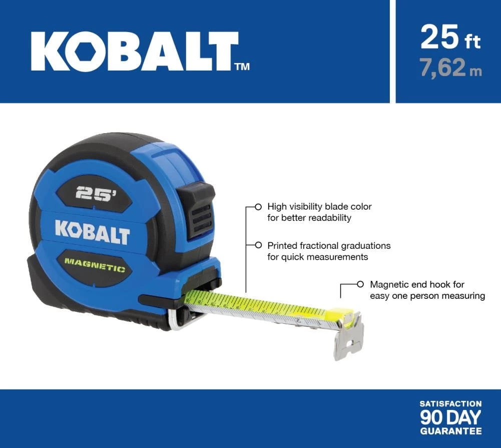 Top 10 π Kobalt Tape Measures Tape measure 25-ft Magnetic Tape Measure π 4 Top 10 π Kobalt Tape Measures Tape measure 25-ft Magnetic Tape Measure π - Image 4