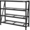 Best Sale 🎁 Kobalt Freestanding Shelving Units 84-in W x 24-in D x 84-in H 4-Tier Heavy Duty Steel Utility Shelving Unit ✨
