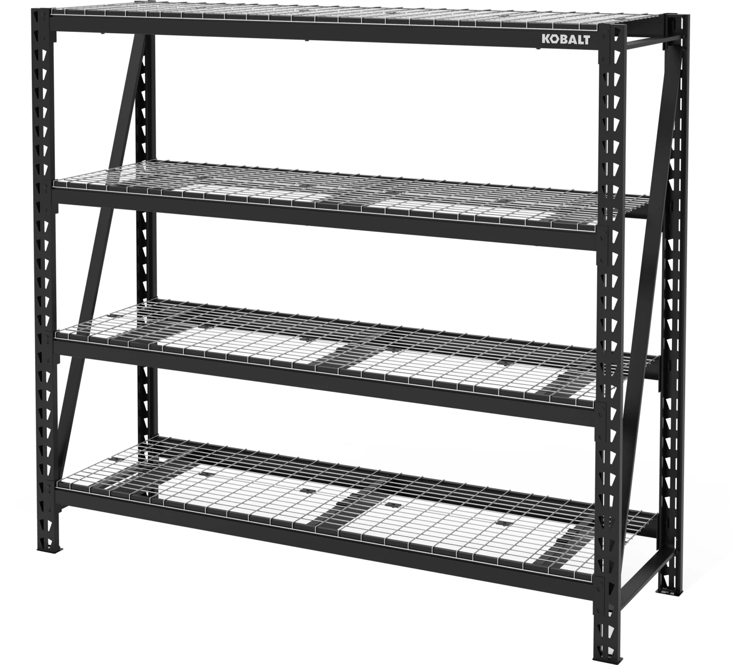 Best Sale π Kobalt Freestanding Shelving Units 84-in W x 24-in D x 84-in H 4-Tier Heavy Duty Steel Utility Shelving Unit β¨ 1 Best Sale π Kobalt Freestanding Shelving Units 84-in W x 24-in D x 84-in H 4-Tier Heavy Duty Steel Utility Shelving Unit β¨