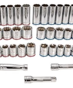 Buy 😀 Kobalt Mechanics Tool Sets 232-Piece Standard (SAE) and Metric Combination Polished Chrome Mechanics Tool Set (1/4-in; 3/8-in; 1/2-in;) 🎉 -Kobalt Sales Shop 16663701