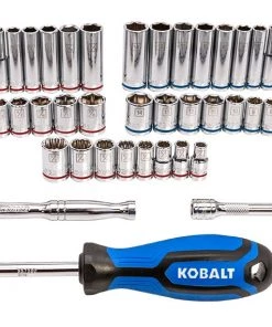 Buy 😀 Kobalt Mechanics Tool Sets 232-Piece Standard (SAE) and Metric Combination Polished Chrome Mechanics Tool Set (1/4-in; 3/8-in; 1/2-in;) 🎉 -Kobalt Sales Shop 16663706