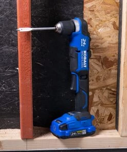 Outlet 👍 Kobalt Drills 24-volt Max 3/8-in Brushless Right Angle Cordless Drill 😍 -Kobalt Sales Shop 16680287