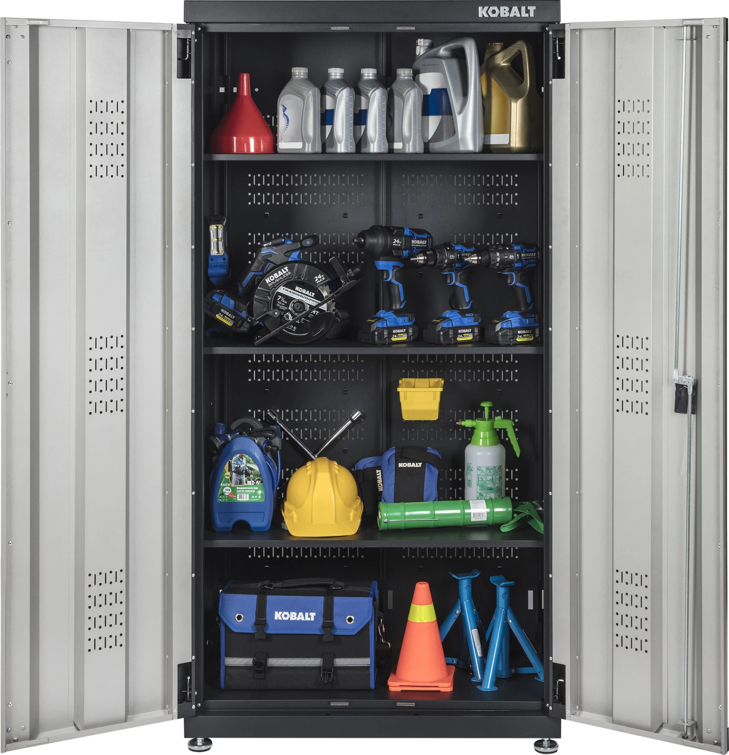Buy π Kobalt Garage Cabinets 36-in W x 72-in H x 18.5-in D Steel Freestanding Garage Cabinet π 2 Buy π Kobalt Garage Cabinets 36-in W x 72-in H x 18.5-in D Steel Freestanding Garage Cabinet π - Image 2