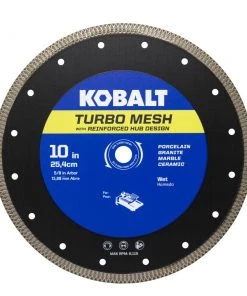 Best Pirce π Kobalt Diamond Saw Blades 10-in Turbo Mesh Diamond Blade β