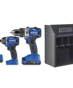 Deals 😍 Kobalt Power Tool Combo Kits 2-Tool 24-Volt Max Brushless Power Tool Combo Kit Case (1-Battery Included and Charger Included) ⌛