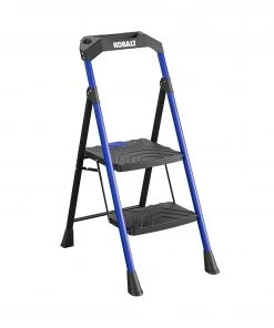 Wholesale 🤩 Kobalt Step Stools 2-Step 300-lb Capacity Black Steel Foldable Step Stool ❤️ -Kobalt Sales Shop 17788041