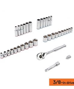 Deals 🌟 Kobalt Mechanics Tool Sets Centennial 100-Piece Standard (SAE) and Metric Combination Polished Chrome Mechanics Tool Set (1/4-in; 3/8-in) 🤩 -Kobalt Sales Shop 40333065