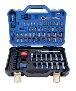 Deals 🌟 Kobalt Mechanics Tool Sets Centennial 100-Piece Standard (SAE) and Metric Combination Polished Chrome Mechanics Tool Set (1/4-in; 3/8-in) 🤩 -Kobalt Sales Shop 40333068 scaled