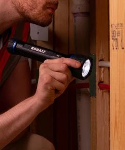 New ⭐ Kobalt Flashlights Virtually Indestructible Waterproof 600-Lumen LED Flashlight (Battery Included) ❤️ -Kobalt Sales Shop 40778321 scaled