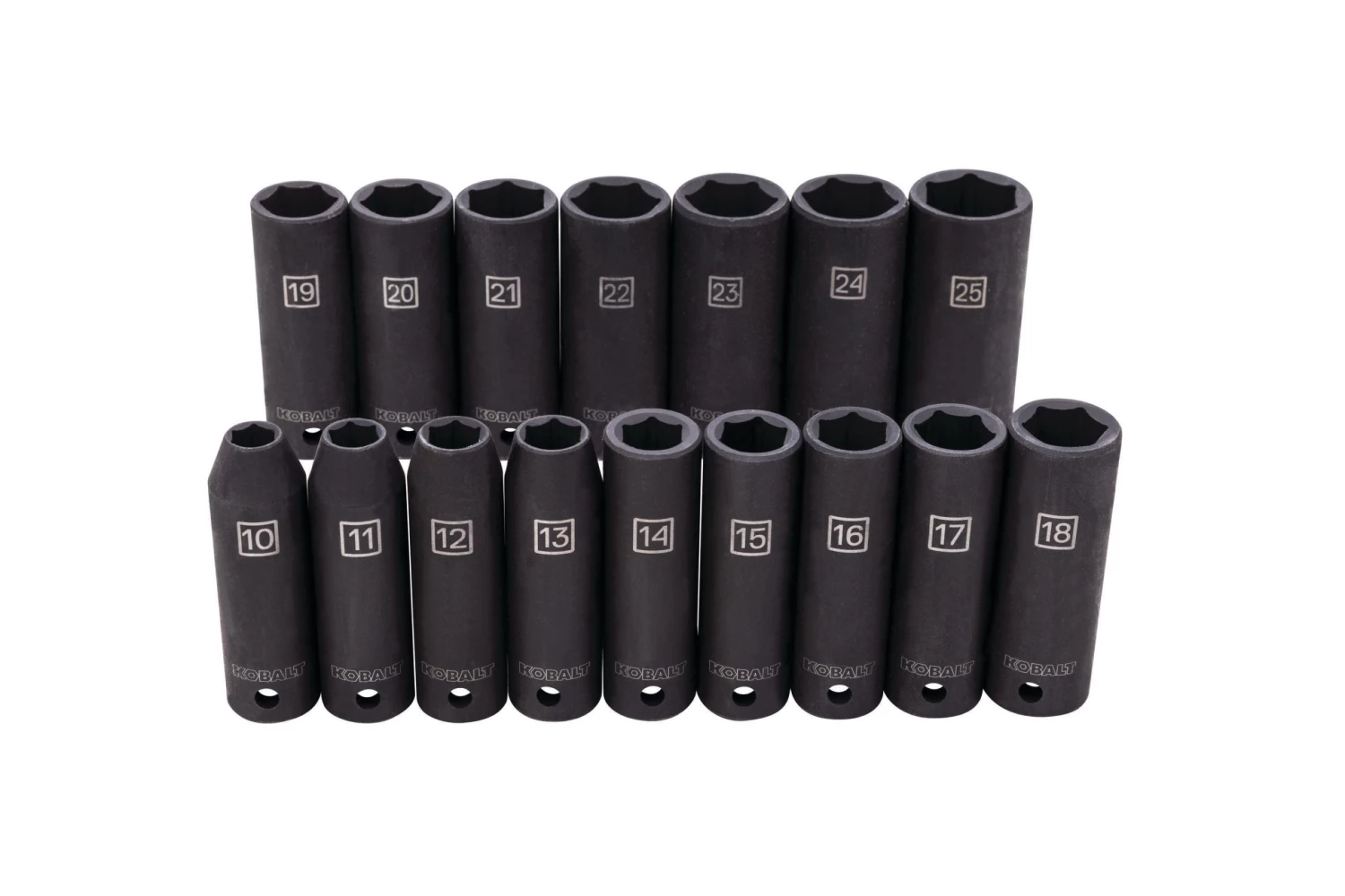 Promo π Kobalt Impact Sockets & Impact Socket Sets 16-Piece Metric 1/2-in Drive 6-Point Impact Socket Set β 7 Promo π Kobalt Impact Sockets & Impact Socket Sets 16-Piece Metric 1/2-in Drive 6-Point Impact Socket Set β - Image 7