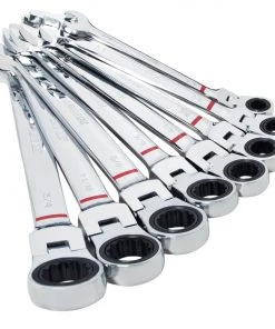 Best deal ✔️ Kobalt Ratchet Wrenches & Sets 8-Piece Set 12-Point Standard (SAE) Flexible Head Ratchet Wrench Set 🎉