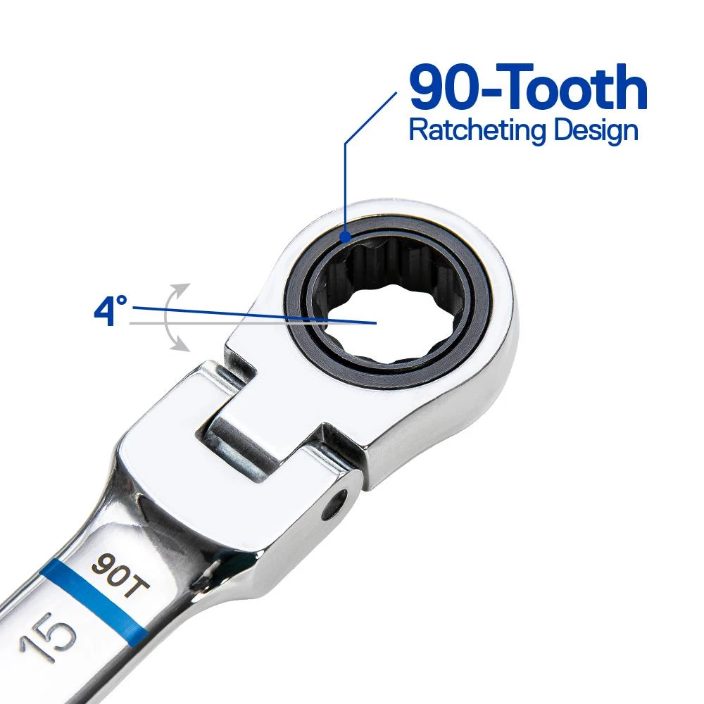 Top 10 π Kobalt Ratchet Wrenches & Sets 8-Piece Set 12-Point Metric Flexible Head Ratchet Wrench Set β 4 Top 10 π Kobalt Ratchet Wrenches & Sets 8-Piece Set 12-Point Metric Flexible Head Ratchet Wrench Set β - Image 4