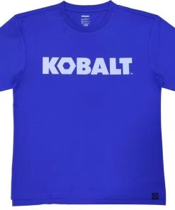 Cheap 👏 Kobalt Work Shirts Men's Medium Textured Cotton Short sleeve Graphic T-shirt Work Shirt ⌛