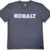 Best Sale 👍 Kobalt Work Shirts Men's XX-Large Textured Cotton Short sleeve Graphic T-shirt Work Shirt ⭐
