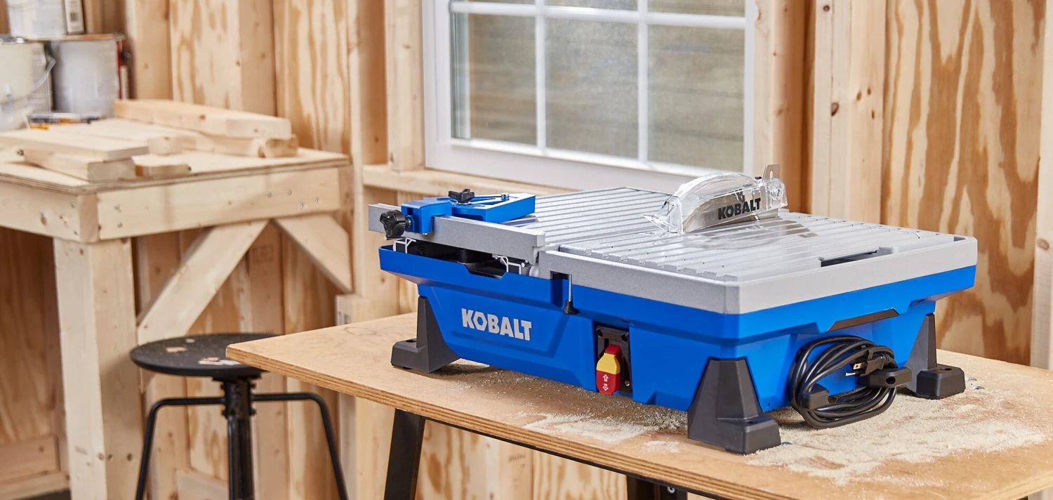 Coupon ✔️ Kobalt Tile Saws 7-in 6-Amp Wet Tabletop Sliding Table Tile Saw ⌛ 5 Coupon ✔️ Kobalt Tile Saws 7-in 6-Amp Wet Tabletop Sliding Table Tile Saw ⌛ - Image 5