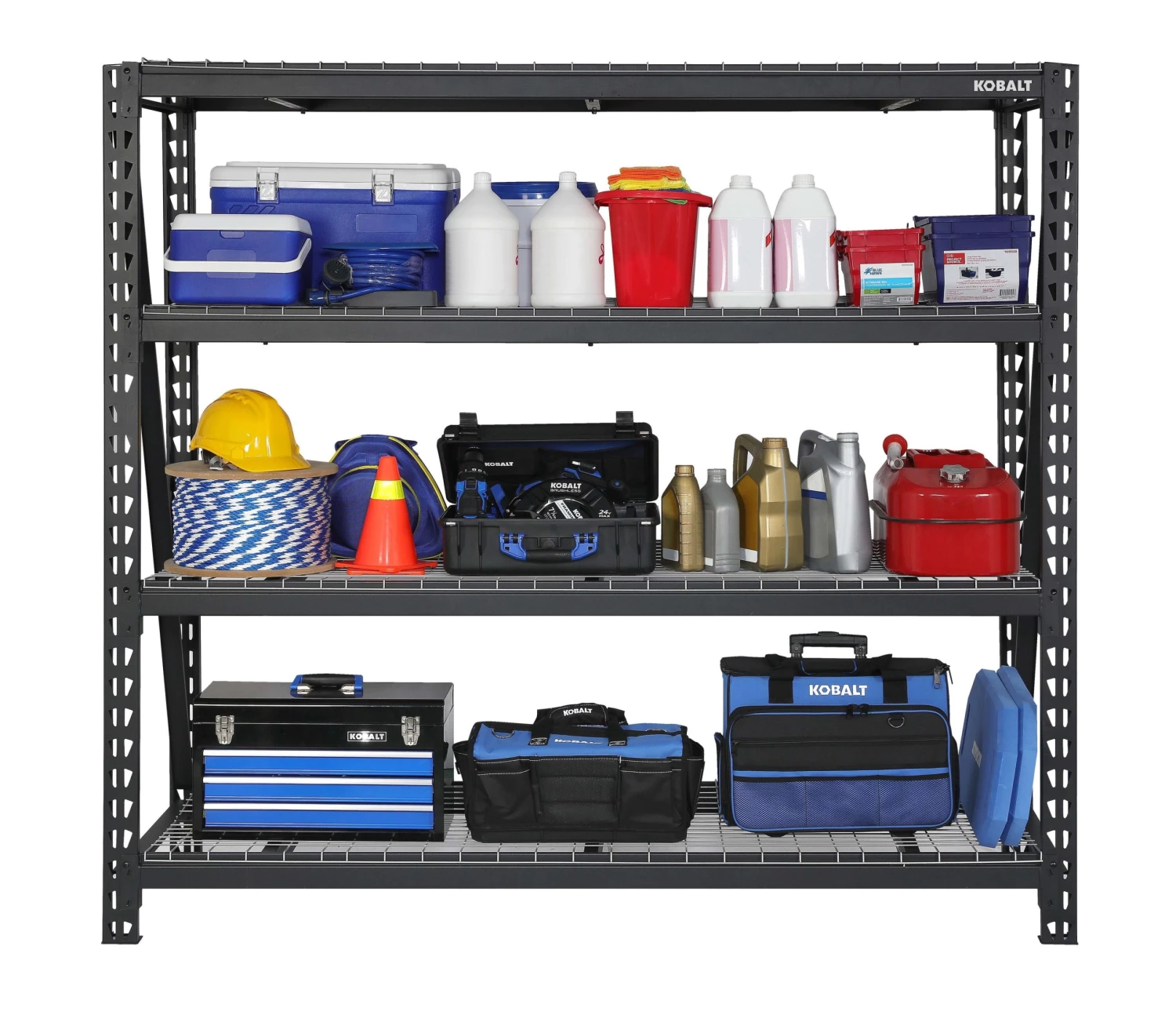Best deal β Kobalt Freestanding Shelving Units 77-in W x 24-in D x 72-in H 4-Tier Heavy Duty Steel Utility π 3 Best deal β Kobalt Freestanding Shelving Units 77-in W x 24-in D x 72-in H 4-Tier Heavy Duty Steel Utility π - Image 3