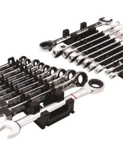 Deals 😀 Kobalt Ratchet Wrenches & Sets In Tray with Removable Rails 20-Piece Set 12-Point Standard (SAE) and Metric Combination Ratchet Wrench Set 🌟 -Kobalt Sales Shop 42336140