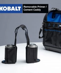 Best deal ✨ Kobalt Tool Bags Plumbing Tool Bag with Caddy Black, Blue Polyester 12.99-in 💯 -Kobalt Sales Shop 42393546 scaled