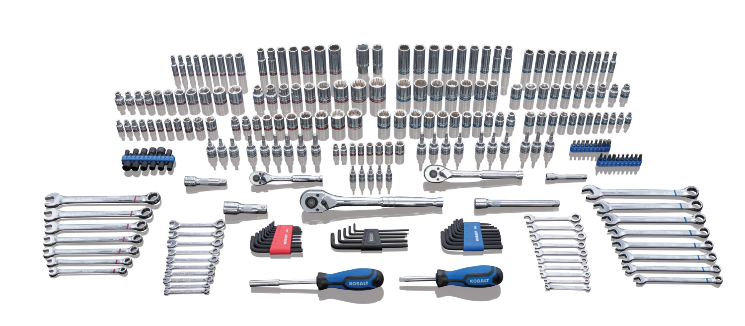 Coupon π Kobalt Mechanics Tool Sets 250-Piece Standard (SAE) and Metric Combination Polished Chrome Mechanics Tool Set (1/4-in; 3/8-in) π 2 Coupon π Kobalt Mechanics Tool Sets 250-Piece Standard (SAE) and Metric Combination Polished Chrome Mechanics Tool Set (1/4-in; 3/8-in) π - Image 2