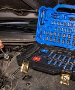 Deals 🌟 Kobalt Mechanics Tool Sets Centennial 100-Piece Standard (SAE) and Metric Combination Polished Chrome Mechanics Tool Set (1/4-in; 3/8-in) 🤩 -Kobalt Sales Shop 42394149 scaled