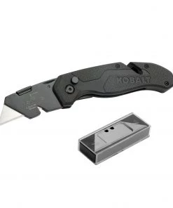 Buy 😀 Kobalt Utility Knives Speed Release 11-Blade Folding Utility Knife ⭐