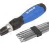 Brand new ✔️ Kobalt Screwdrivers Ratcheting screwdriver set 10-Piece Plastic Handle Ratcheting Set Assorted Multi-bit Screwdriver Set 👍