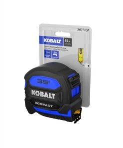 Budget 🛒 Kobalt Tape Measures Kobalt compact wide blade 35-ft Tape Measure ⭐ -Kobalt Sales Shop 42480881