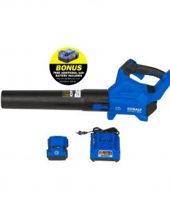 Top 10 ⭐ Kobalt Cordless Electric Leaf Blowers 24-volt 500-CFM Brushless Handheld Cordless Electric Leaf Blower 4 Ah (Battery & Charger Included) 👏