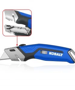 Buy ❤️ Kobalt Utility Knives Kobalt Auto Loading Retractable Utility Knife 18mm 5-Blade Retractable Utility Knife with On Tool Blade Storage ✨