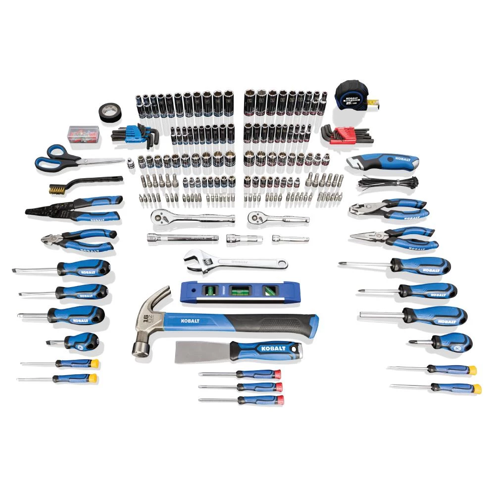 Budget π Kobalt Household Tool Sets 230 Piece Home Owner's Tool Set in Bag βοΈ 1 Budget π Kobalt Household Tool Sets 230 Piece Home Owner's Tool Set in Bag βοΈ