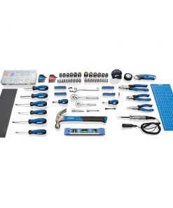 Promo 😍 Kobalt Household Tool Sets 119 Piece Home Owner's Tool Set in Folding Case 🎉