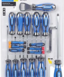 Wholesale π Kobalt Screwdrivers 20-Piece Plastic Handle Magnetic Assorted Screwdriver Set π