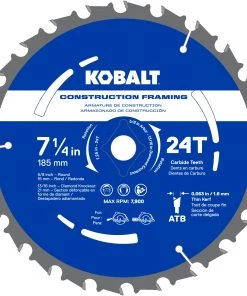 Top 10 🤩 Kobalt Circular Saw Blades 7-1/4-in 24-Tooth Tungsten Carbide-tipped Steel Circular Saw Blade ✨